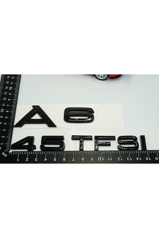 Audi A6 45 Tfsi Parlak Siyah Abs 3m 3d Bagaj Yazı Logo