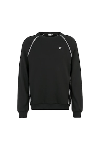 Siyah Fila Erkek Bisiklet Yaka Sweatshirt Landin Fam0297 Siyah