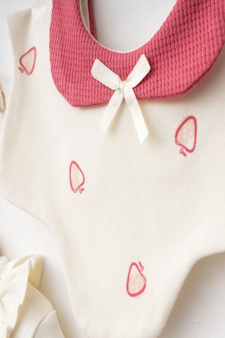 Ciccim Baby 5 Li My Strawberry Girl Zıbın Seti Fuşya