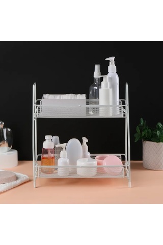 Denezo Metal Masaüstü Mutfak Rafı, Mutfak İçin Stand 265140642 Beyaz