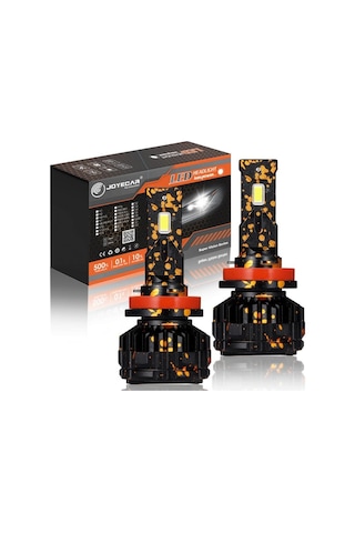 Joyecar 12v H11 Csp Led Xenon Far Ampul Seti 120w 6500k 25000 Lümen Canbus