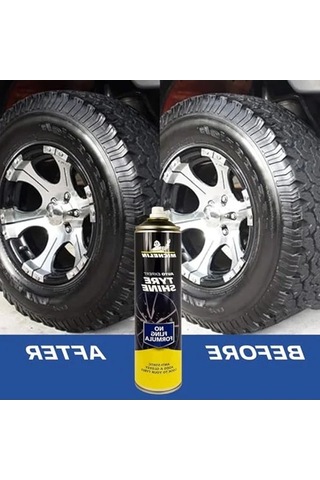 Lastik Parlatıcı Sprey, 520ml Etkili Temizlik Ürünü