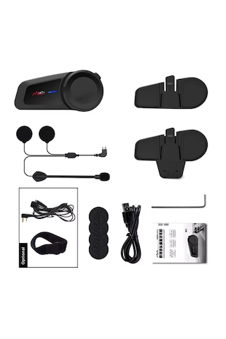 Ultratekno Maxto M2 Su Geçirmez Motosiklet Kask Kulaklık Intercom