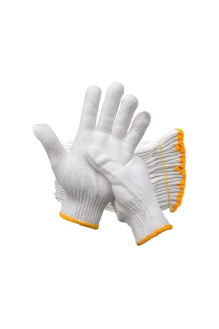 Suntek 12 Çift Pamuk Şifreli Pamuk İpliği Eldiven Aşınmaya