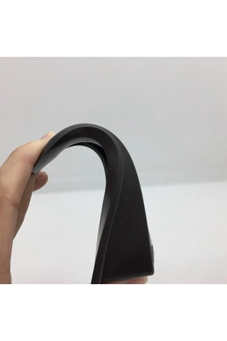 Geeroyoo "8 Adet Kaymaz Kapı Takozu - Pvc Malzeme, Her Zeminde Mükemmel Tutuş, 13x3.2cm Siyah Kapı Durdurucu"