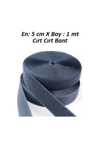 1 Metre Cırt Cırtlı Bant - Cırt Bant - Cırt Cırt Band - En : 5cm