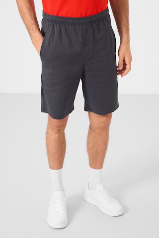 Tommylife Gri Standart Fit Dokuma Hafif Esnek Chino Erkek Şort - 81292 Gri