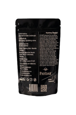 Payidar Nitelikli Türk Kahvesi 100 G