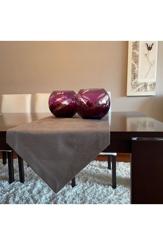 Alesta Home Gri Düz Runner 50 x 160 CM