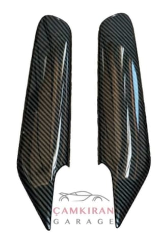Honda Civic 21-25 Fe1 Uyumlu İç Kapı Kolu Yan Kaplama Karbon Karbon Fiber Parlak