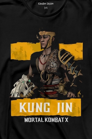 Mortal Kombat X Kung Jin Uzun Kollu Tişört Baskılı T-shirt 001