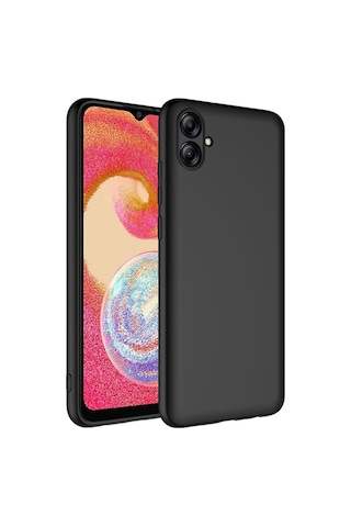 Galaxy A04e Kılıf Zore Mara Lansman Kapak Siyah