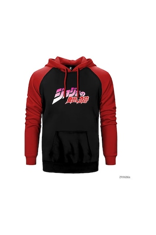 Jojo Kırmızı Renk Reglan Kol Sweatshirt / Hoodie