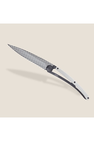 Deejo Kamp 37g, Light Grey Aluminium / Quadratic Beyaz