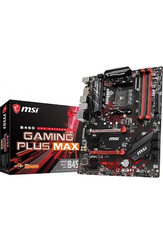 MSI B450 Gaming Plus Max AMD B450 4133 MHz (OC) DDR4 Soket AM4 ATX Anakart