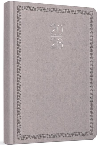 Gıpta 2026 Ticari Ajanda Günlük Kasa Ajandası 17x24 Cm 112-ekk Gri Gri