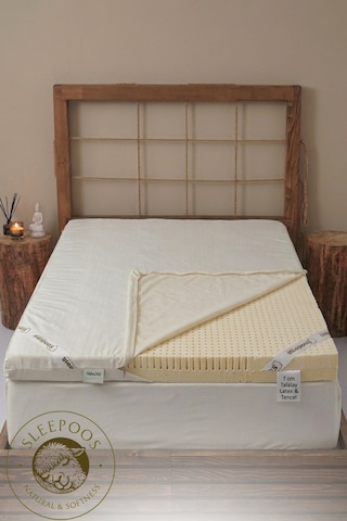 Sleepoos Tek Kişilik 7 CM Lateks Yatak Pedi