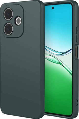 Oppo A5 Pro 4g First Silikon - Koyu Yeşil