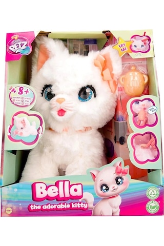 Hareketli Ve Sesli Sevimli Peluş Kedicik Bella