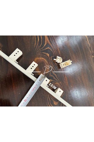 Katlamalı Perde Dar Kasa Montaj Ayak Başlığı 4lü Paket