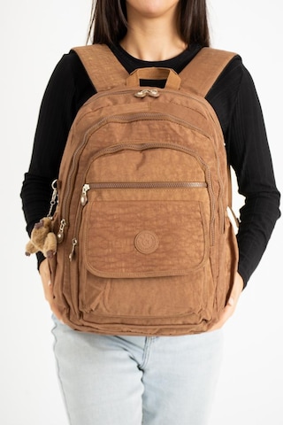 Baginn 571 Collection Klinkır Kumaş Lise Üniversite Çantası 45 x 30 Cm Çok Cepli