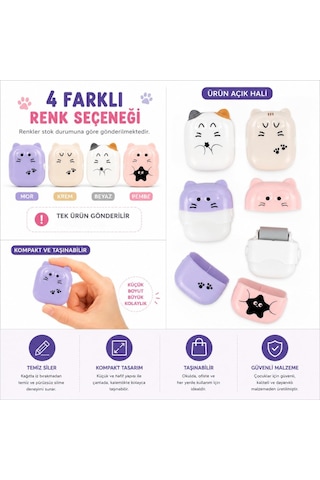Sevimli Kedi Tasarımlı Silgi / Eğlenceli Ve Yaratıcı Okul Gereci
