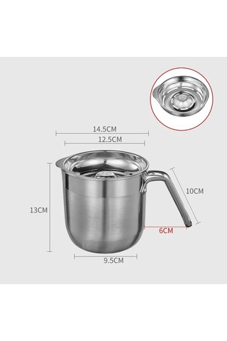 Techbloom 1 Adet Premium 304 Paslanmaz Celik Yumurta Aki Ayirici Without Lid1 Saglikli Pisirme Ve Firin İcin Kolay Yumurta Sarisi Ve Protein Ayirma Ahşap