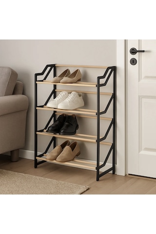 Na-01 Ahşap Ayakkabılık Kaliteli Masif Çam Çubuk Ahşap Ahşap