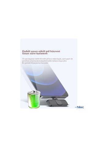 ScHitec K9 Type-C Çift Kablosuz Wireless HD Yaka Mikrofonu Siyah