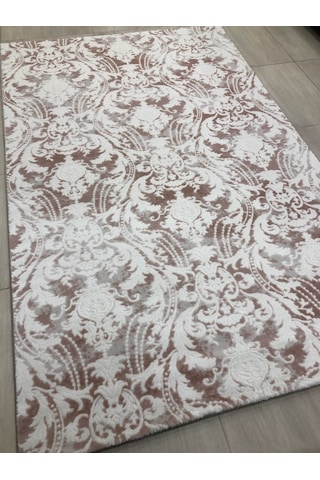 Dinarsu Halı Divina 150X233 Dı-005 Pudra Pembe Beyaz 4 M2 Halı !