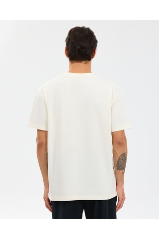 Skechers M Relaxed T-shirt Erkek Beyaz Tshirt S2610109-3855