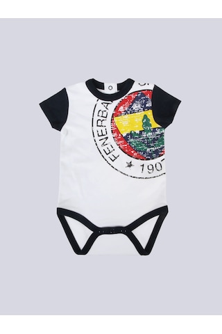 Fenerbahçe Bebek Tram Logolu Body Beyaz