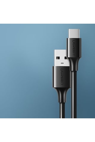 2.0 A Usb-a & Usb-c, Şarj Ve Data Kablosu, 25 Santimetre, Siyah, 60114