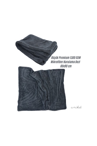 Ultra Yumuşak Mikrofiber Kurulama Havlusu 1300 Gsm 60x90 Cm 1 Adet