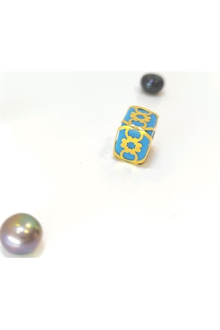 Bodrum Boncuğu Kolye Ucu 14 Ayar Altın Hd Videolu - 14 Ayar