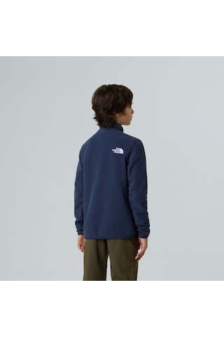 The North Face Teen Glacıer 1/4 Fermuarlı Genç Çocuk Glacier Polar Nf0a8cvg8k21 Lacivert