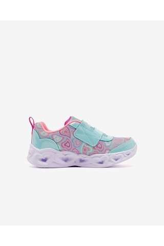 Skechers Heart Lıghts Küçük Kız Çocuk Yeşil Işıklı Spor Ayakkabı 303258n Mtmt Yeşil