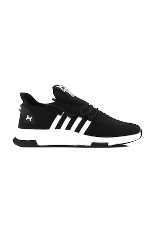 Clumbia 541 Unisex Yazlık Rahat Hafif Triko Günlük Spor Ayakkabı Siyah - Beyaz