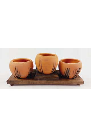 Terracota Model Çoklu Saksıno 3