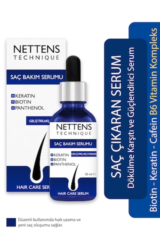 Nettens Hair Saç Serumu Biotin Ve Keratin Bakım Serumu 50 Ml