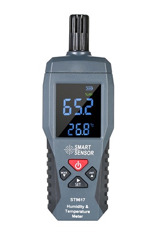 Springsun Akıllı Sensör Dijital Nem/sıcaklık Ölçer - Yüksek Hassasiyet Lcd