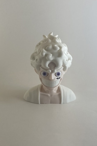 Kazanova Design Luffy Gear 5 Büst Figür Büyük Boy One Piece Anime Masaüstü Dekoratif