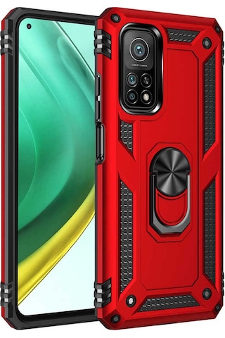 Xiaomi Mi 10t Pro 5g Kılıf Zore Vega Kapak Kırmızı