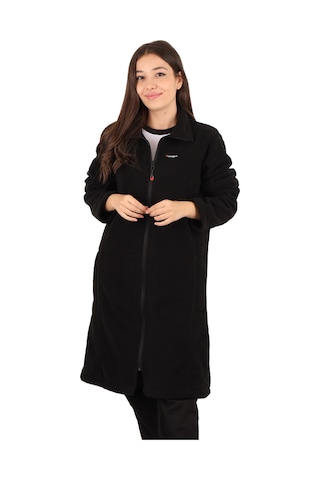 Zenobya Kadın Polar Ceket Siyah