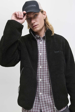 Jack & Jones Jornorrebro Teddy Jacket Sn Siyah Erkek Ceket 12282890 Siyah