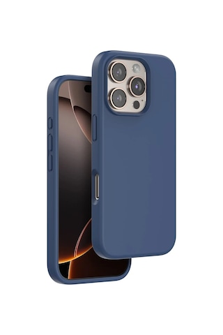 Venco - 502 - Apple iPhone Uyumlu 16 Pro Home Magsafe Kapak - Glblseme - - Lacivert