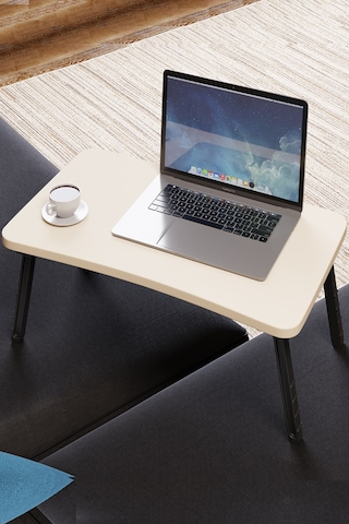 Intergo-Eticaret Renkli Laptop Sehpası Katlanabilir Yatak Koltuk Üstü Kahvaltı Bilgisayar Sehpası
