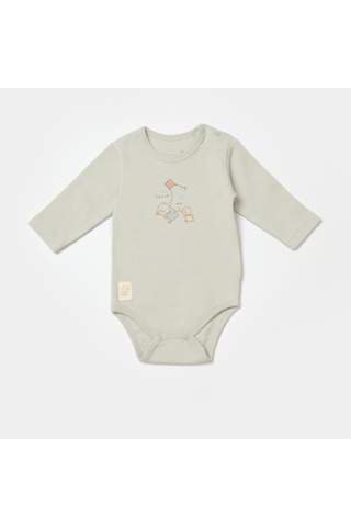 Biorganic Teach Me Uzun Kollu Body Kiremit- Mint Yeşil