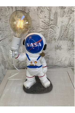 Elinde Ampüllü Astronot, Abajur Heykel