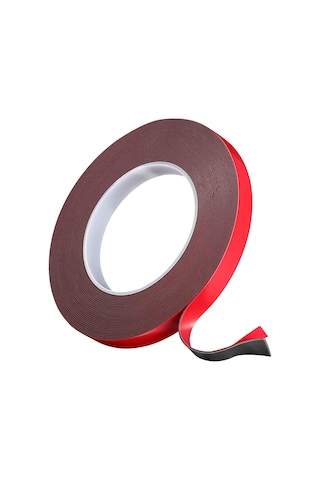 Konesam Kırmızı Akrilik Köpük Bandı, Su Geçirmez, 10m X 1.27cm, Led Işık, Araç, Ev Dekorasyonu Ve Ofis İçin Güçlü İki Yönlü Tutucu